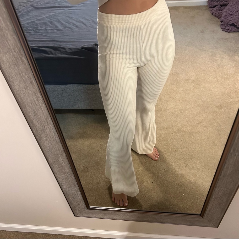 Velvet bell bottoms